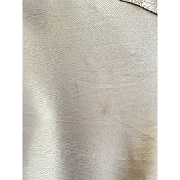 Vintage 80s90s London Fog Iridescent Blue/Gray Long Trenchcoat Raincoat Size 10 - Picture 10 of 16